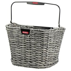 PANIER AV A CLIPS TRESSE KLICKFIX STRUCTURA 16L GRIS AVEC ANSE 34X27X25 CM (SANS FIXATIO