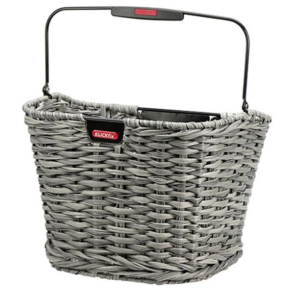 BASKET FRONT WITH CLIPS STRUCTURA 16L GREY WITH ANSE 34X27X25 CM (WITHOUT MOUNTING)