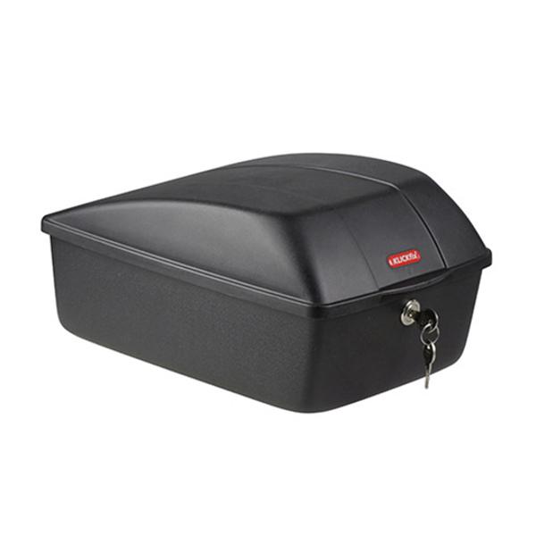 TOP CASE VELO KLICKFIX BOX NOIR 12L AVEC FIXATION UNIKLIP 25X18X35 CM