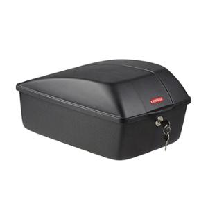 TOP CASE BICYCLE KLICKFIX BOX BLACK 12L WITH RACKTIME MOUNTING  25X18X35 CM
