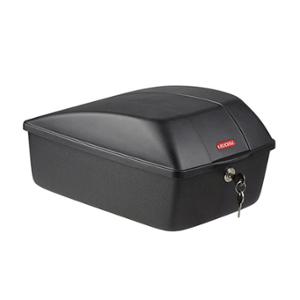 TOP CASE VELO KLICKFIX BOX NOIR 12L AVEC FIXATION RACKTIME 25X18X35 CM