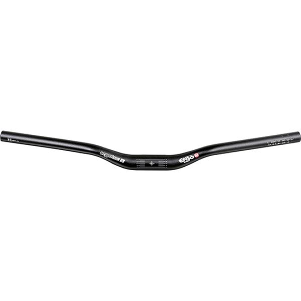 HANDLEBAR MTB RAISED ALU Ø31.8 BLACK ERGOTEC ERGO XL L680mm H30mm 14° 300g (LEVEL 5)