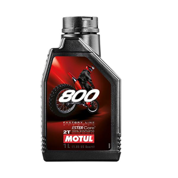 HUILE MOTEUR 2T MOTUL 800 FACTORY LINE OFF ROAD (1L)