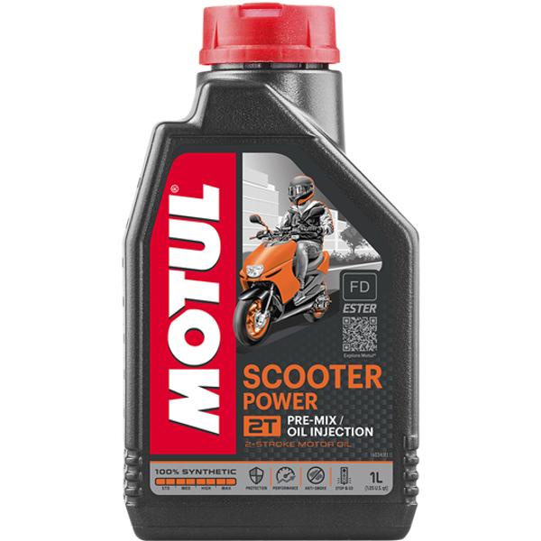 HUILE MOTEUR 2T MOTUL SCOOTER POWER (1L)