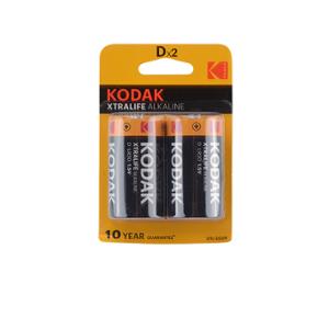 BATTERY ALCALINE 1.5V LR20 KODAK XTRALIFE ALKALINE D (X2)