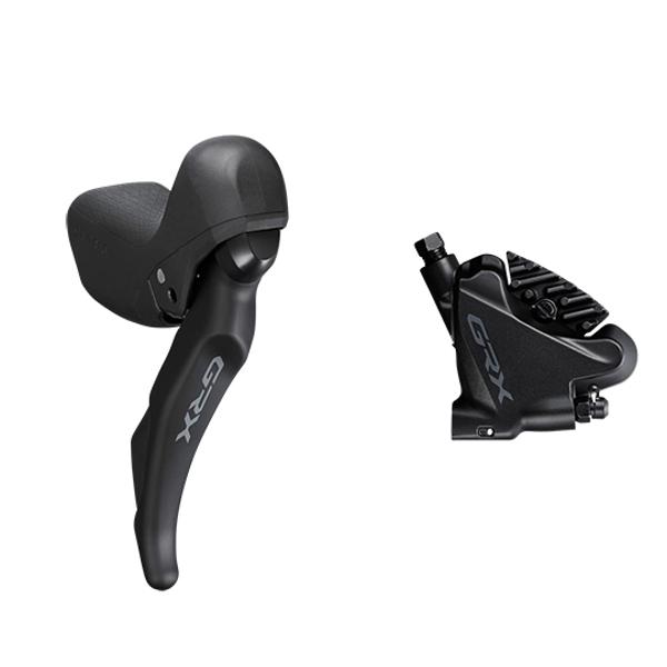 FREIN DISQUE AR HYDRO ROUTE / GRAVEL SHIMANO RX400 GRX 10V NOIR FLAT MOUNT (SANS DISQUE / ADAP