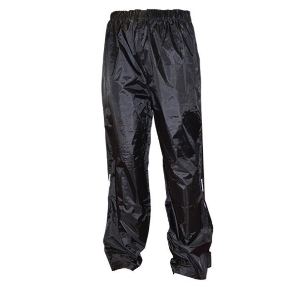 RAIN PANTS TRENDY WITH LINING BLACK XXL