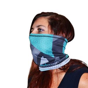 NECK WARMER / TUBE TRENDY DECO GREY-BLUE