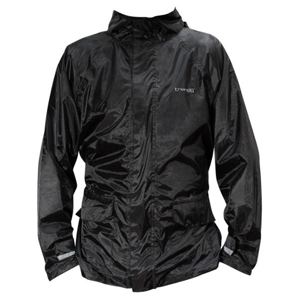 VESTE PLUIE TRENDY NOIR S