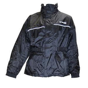 RAIN JACKET TRENDY WITH LINING BLACK XL