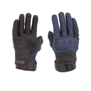 GLOVES TRENDY -MID-SEASON- GT420 - GALIANO DENIM/BROWN T 08 (PR) S - SHELL CE EPI 1KP