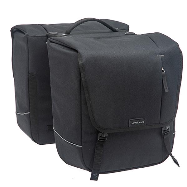 BOLSA BICI PARA SOPORTE EQUIPAJE A PUENTE NEWLOOXS NOVA DOBLE NEGRO RACKTIME-32 LITROS -