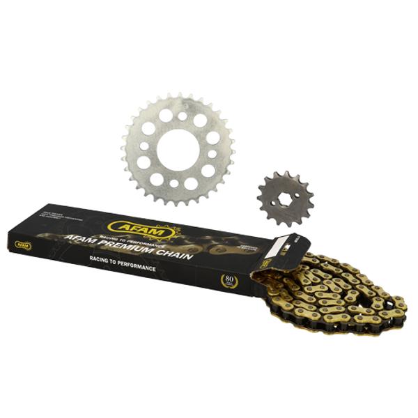 CHAIN KIT AFAM FOR 125cc SKYTEAM SKYMAX  2010->2016  420  15X32 -ORIGINAL DEMULTI
