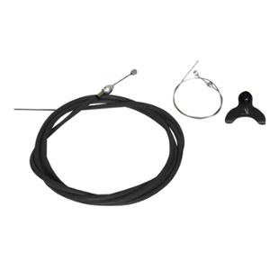 BRAKE CABLE BMX CLARKS WITH BLACK ALUMINIUM CABLE CARRIER