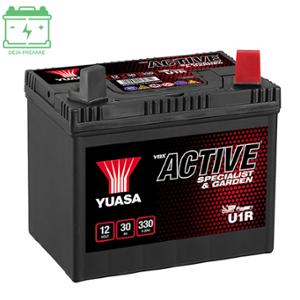BATTERY U1R YUASA 12V30Ah L: 194 W: 126 H: 183 330A -SLA - NO MAINTENANCE - MOTOCULTURE