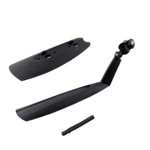 "MUD GUARD -MTB- 24/26/27.5/29"" OPTIMIZ MUDFLAP -SADDLE STEM MOUNT (PAIR)"