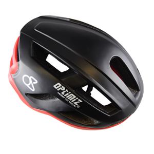 CASQUE ROUTE OPTIMIZ O370 NOIR ROUGE AVEC REGLAGE OCCIPITAL T.L (58 / 61)
