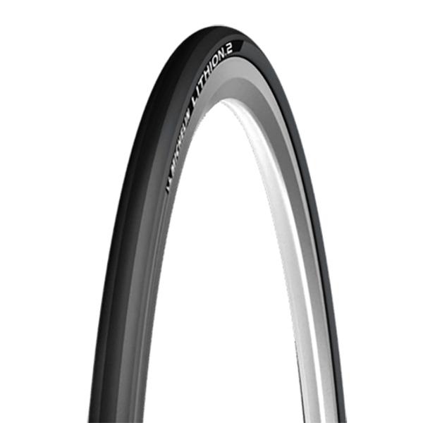 PNEU ROUTE 700X25C TS MICHELIN LITHION 2 TT NOIR / GRIS FONCE (25-622)