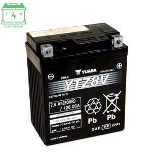 BATTERY YTZ8V YUASA 12V 7Ah NO MAINTENANCE - FACTORY ACTIVATED GEL