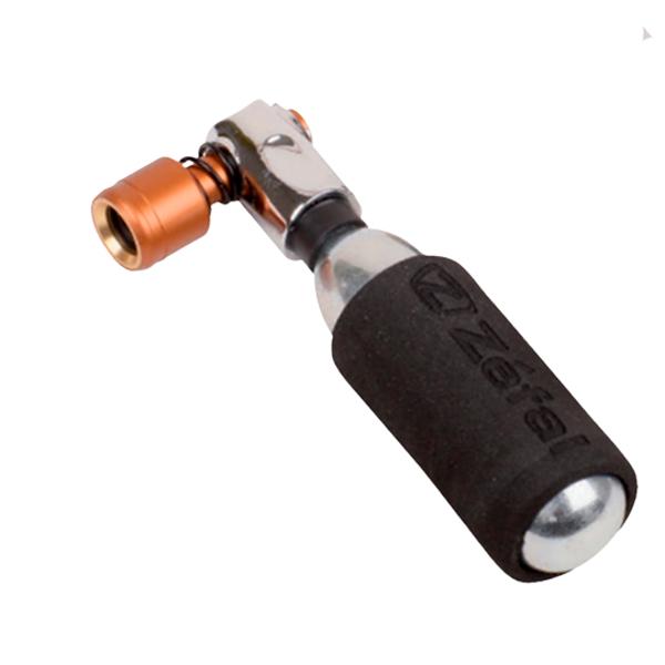 INFLATER ZEFAL EZ BIG SHOT WITH AIR REGULATER -BRONZE CONNECTER PRESTA/SCHRADER