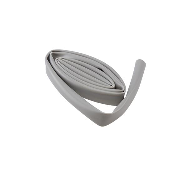 GAINE FIL ELECTRIQUE PVC / SOUPLISSEAU 6X7 GRIS 1M
