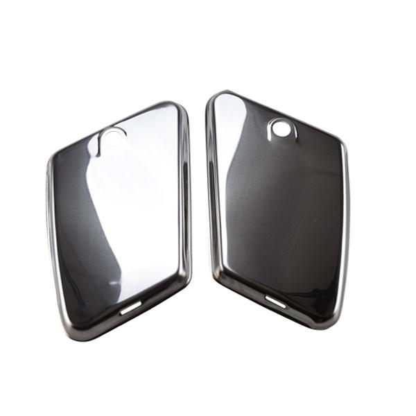 DOOR TOOL BOX- MOPED MBK AV88/89 -CHROME -PAIR