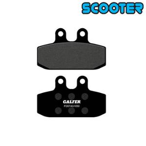 BRAKE PAD  88 GALFER ORGANIC FR/REAR FOR APRILIA CITY ONE/HONDA MTX/NSR/XL (PR)