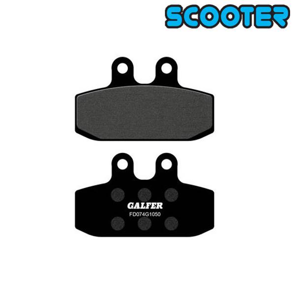 PASTI FRENO 88 GALFER FD074G1050 ADAPT DEL./TRAS. APRILIA CITY ONE/HONDA MTX/NSR/XL (PR)