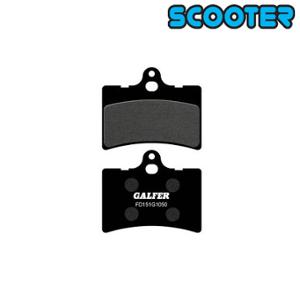 BRAKE PAD  98 GALFER ORGANIC REAR FOR BETA 125/FR CAGIVA SUPER CITY (PR)