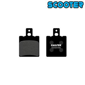 BRAKE PAD 108 GALFER ORGANIC FR FOR 50 SR RACING/ 125 LEONREARDO (PR)