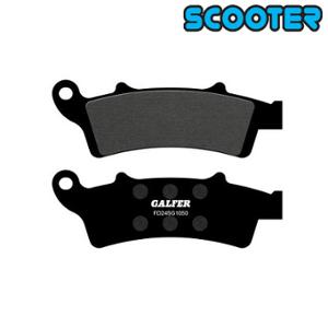 BRAKE PAD  50 GALFER ORGANIC FR FOR 100/125/200 LOOXOR/ATLANTIC 03->/MADISON (P