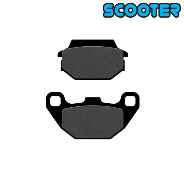 BRAKE PAD  26 GALFER ORGANIC FR/REAR FOR 50/125 AGILITY 16/PEOPLE/SUPER 9 (PR)