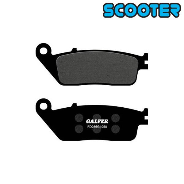 PLAQUETTE FREIN  44 GALFER FD266G1050 ADAPT. AV 125 KYMCO DOWNTOWN I 09->15 / KAWASAKI J300