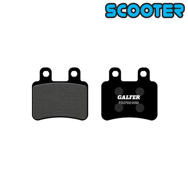 PLAQUETTE FREIN  18 GALFER FD270G1050 ADAPT. AR SENDA DRD PRO / ELYSTAR / SATELIS 125 / XLIMIT 0