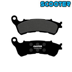 BRAKE PAD  54 GALFER ORGANIC FR FOR HONDA 125 SHI 09->/BURGMAN 07->/SILVERWING