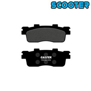 BRAKE PAD  64 GALFER ORGANIC REAR FOR 125 DOWNTOWN I 09->/SUPER DINK 10-> (PR)