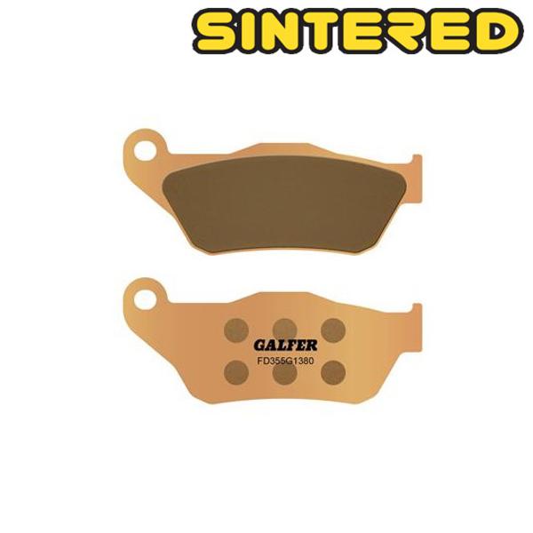 BRAKE PAD  49 GALFER SINTER FR FOR 125 XMAX/SKYCRUISER 2006-2009 (PR)