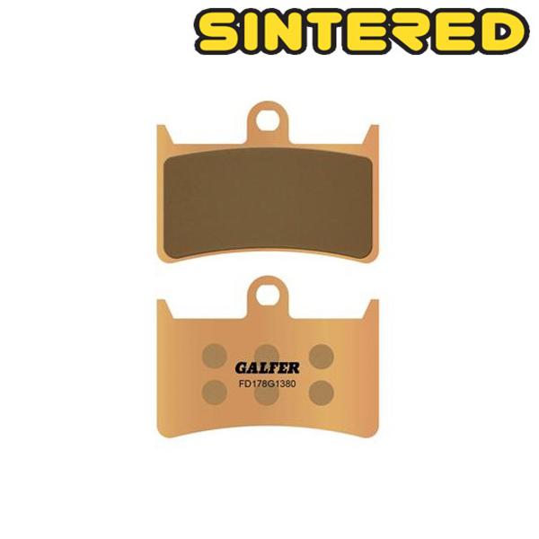 PLAQUETTE FREIN  20 GALFER FD178G1380 ADAPT. AV 500 TMAX 2008-> / 530 TMAX (PR)