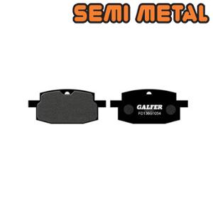 BRAKE PAD  69 GALFER SEMI METAL FR FOR VCLIC/BOOSTER 100/PGO BIG MAX (PR)