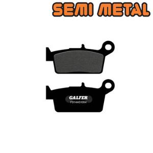 BRAKE PAD  95 GALFER SEMI METAL KYMCO FEVER/FILLY/TOP BOY/PEUGEOT SV50 (PR)