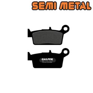 BRAKE PAD  96 GALFER SEMI METAL FR FOR PEUGEOT SV/ZENITH (PR)