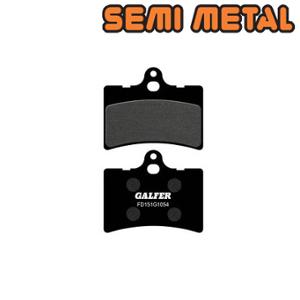 BRAKE PAD  98 GALFER SEMI METAL REAR FOR BETA 125/FR CAGIVA SUPER CITY (PR)