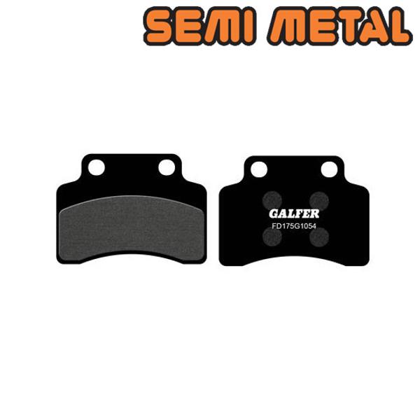 BRAKE PAD  19 GALFER SEMI METAL FR FOR CPI HUSSREARD/OLIVER/POPCORN/KEEWAY FOCUS/MA