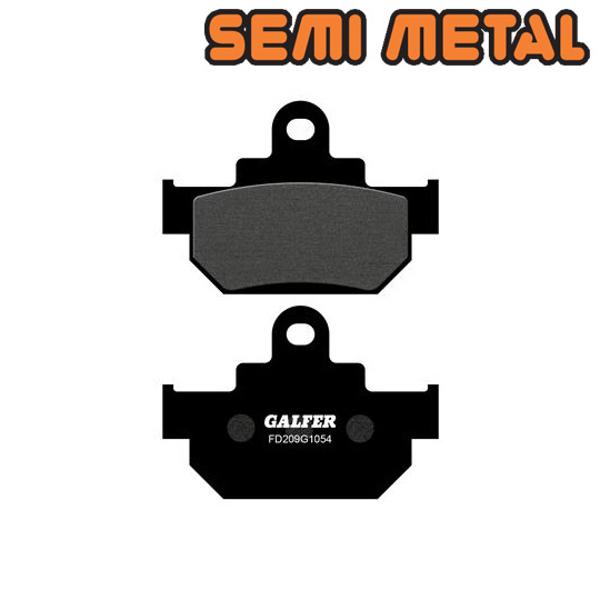BRAKE PAD 105 GALFER SEMI METAL FR FOR 125/250 SUZUKI GZ/MREARAUDER/INTRUDER (PR)