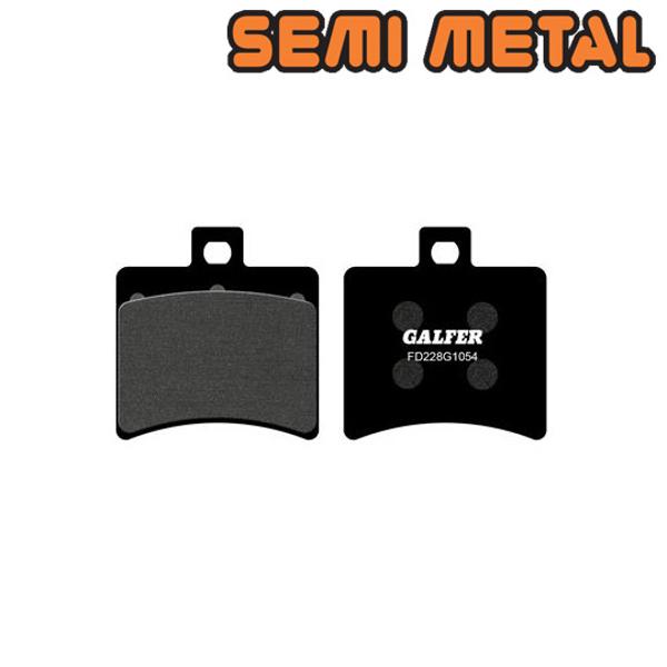 BRAKE PAD  07 GALFER SEMI METAL FOR SR50 DITECH/LEONREARDO/ATLANTIC 125/200 03->/CI