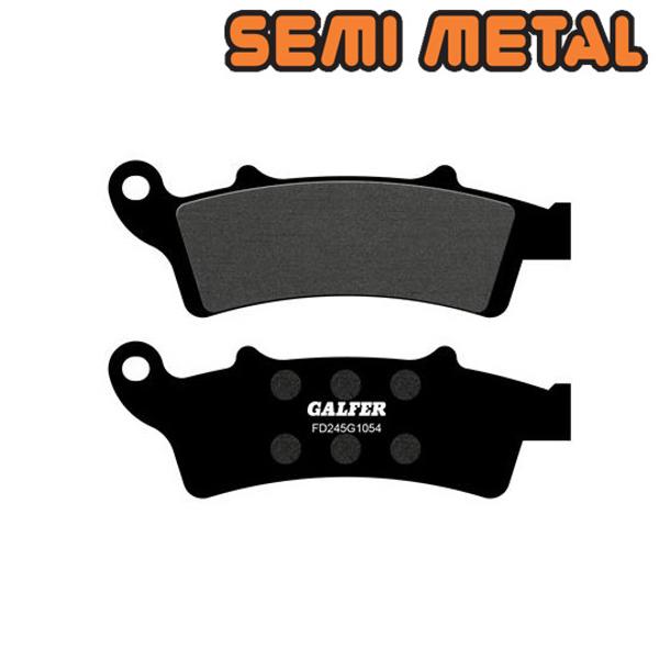 BRAKE PAD  76 GALFER SEMI METAL FR FOR 125 KYMCO DOWNTOWN/XTOWN 2016-> (PR)
