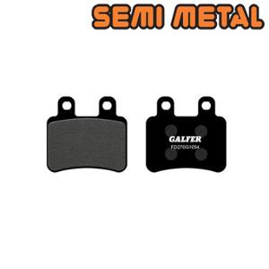 BRAKE PAD  18 GALFER SEMI METAL REAR FOR SENDA DRD PRO/ELYSTREAR/SATELIS 125/XLIMIT 0