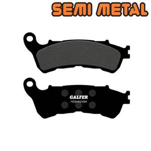 BRAKE PAD  54 GALFER SEMI METAL FR FOR HONDA 125 SHI 09->/BURGMAN 07->/SILVERWING