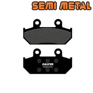 BRAKE PAD 121 GALFER SEMI METAL FR HONDA 600 TRANSALP/650 DOMINATOR/750 AFRICA TWIN