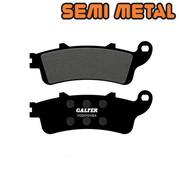 BRAKE PAD  53 GALFER SEMI METAL FR FOR 125 PANTHEON/250 JAZZ/FORESIGHT/SILVERWING
